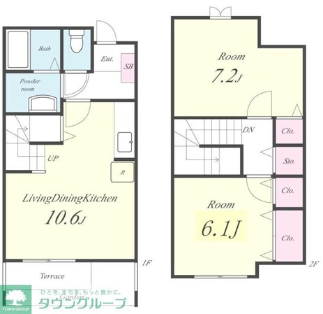 ブルーラグーンの物件間取画像